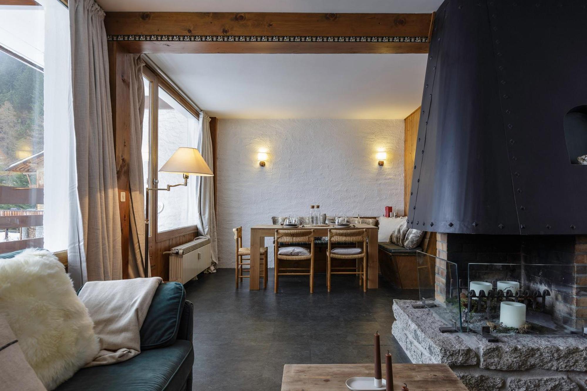 Sunny Nest - View Of Mb Montroc - Happy Rentals 霞慕尼 外观 照片